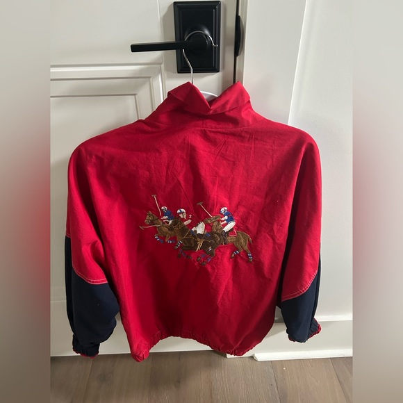 Polo Ralph Lauren Horse Race Pullover Jacket - Picture 2 of 3